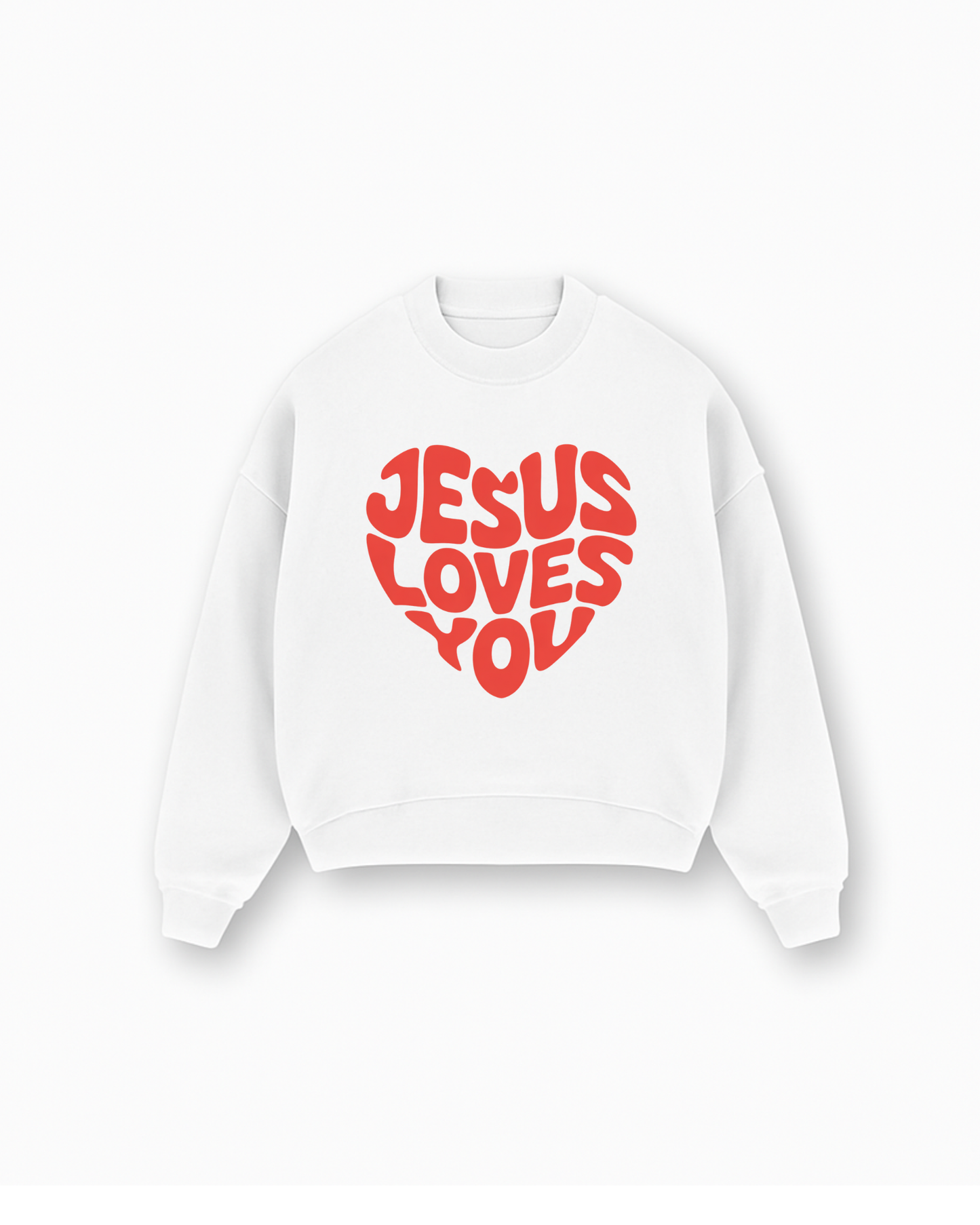 Redeemed Christian Sweatshirt - White faith-based sweatshirt featuring redemption theme - Premium Christian apparel