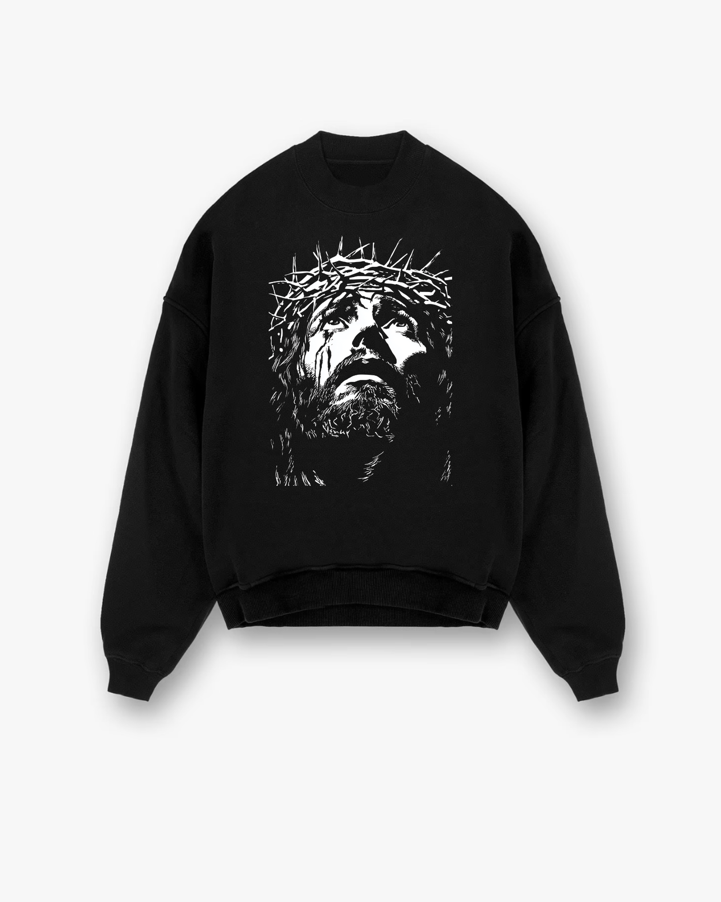 Heaven Bound Christian Sweatshirt - Black faith-based sweatshirt featuring eternal focus - Premium Christian apparel