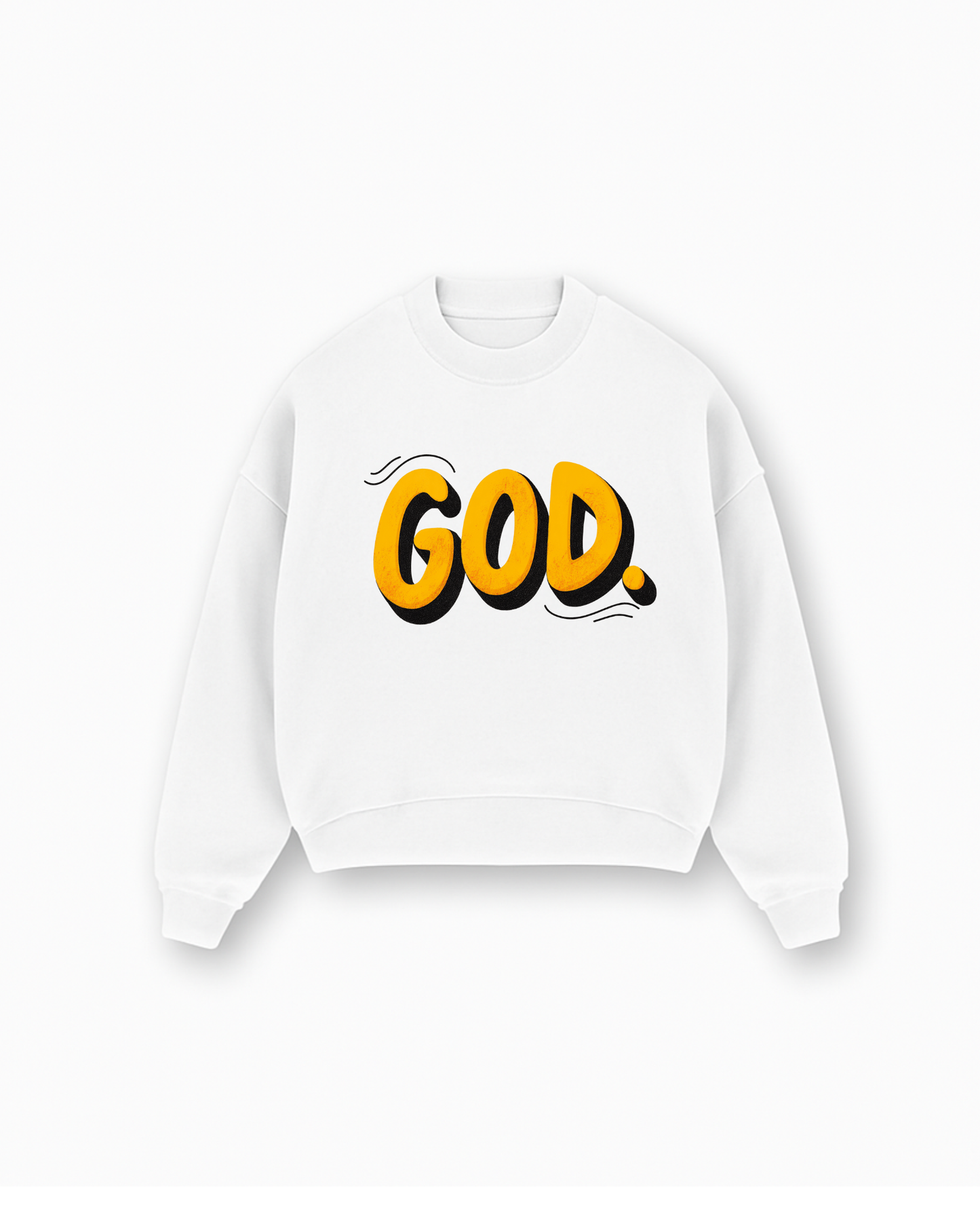 Not Today Satan Christian Sweatshirt - Black faith-based sweatshirt featuring spiritual warfare - Premium Christian apparel