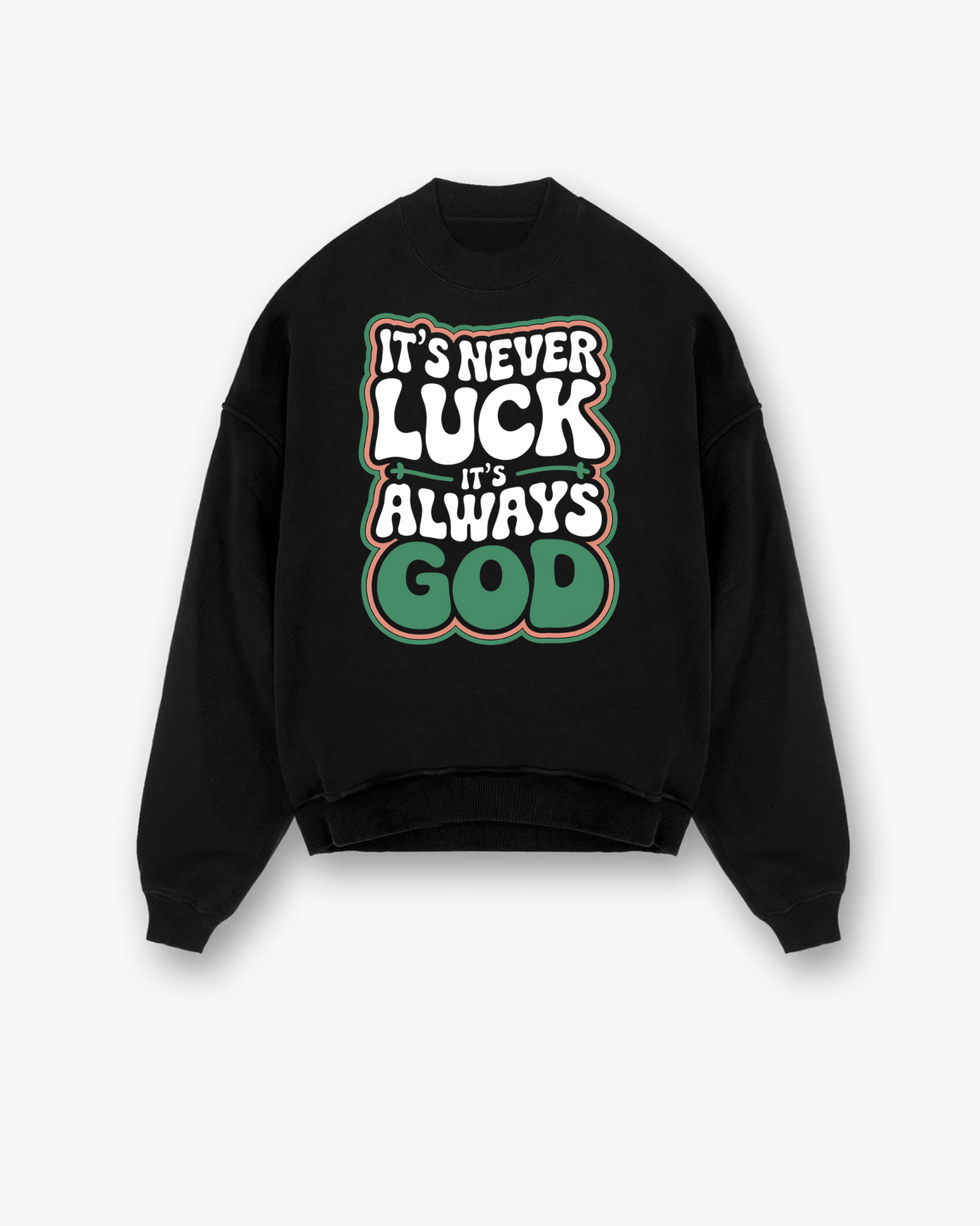 Faith Over Feelings Christian Sweatshirt - Forest Green faith-based sweatshirt featuring logic over emotion - Premium Christian apparel