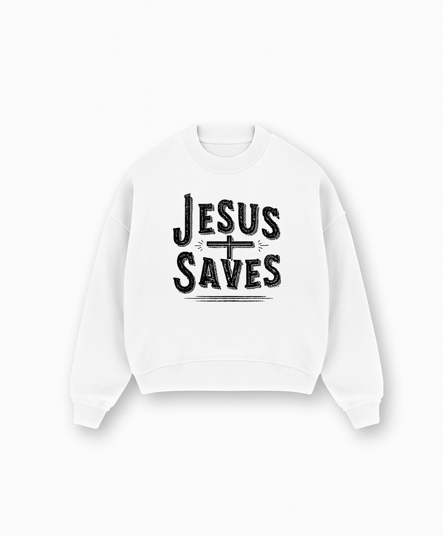 Holy Spirit Fire Christian Sweatshirt - Black faith-based sweatshirt featuring fire imagery - Premium Christian apparel