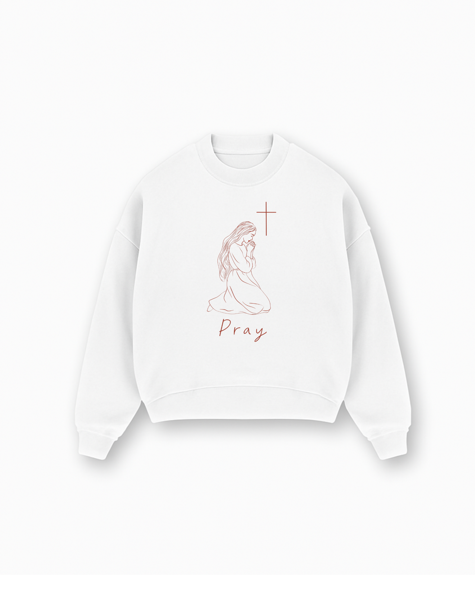 Philippians 4:13 Christian Sweatshirt - Grey faith-based sweatshirt featuring strength verse - Premium Christian apparel