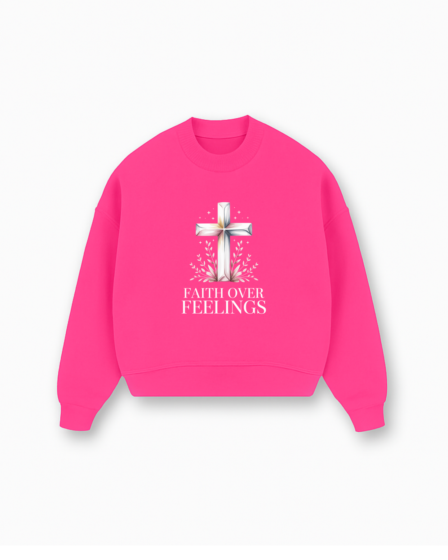 Unshakeable Christian Sweatshirt - Forest Green faith-based sweatshirt featuring strength theme - Premium Christian apparel