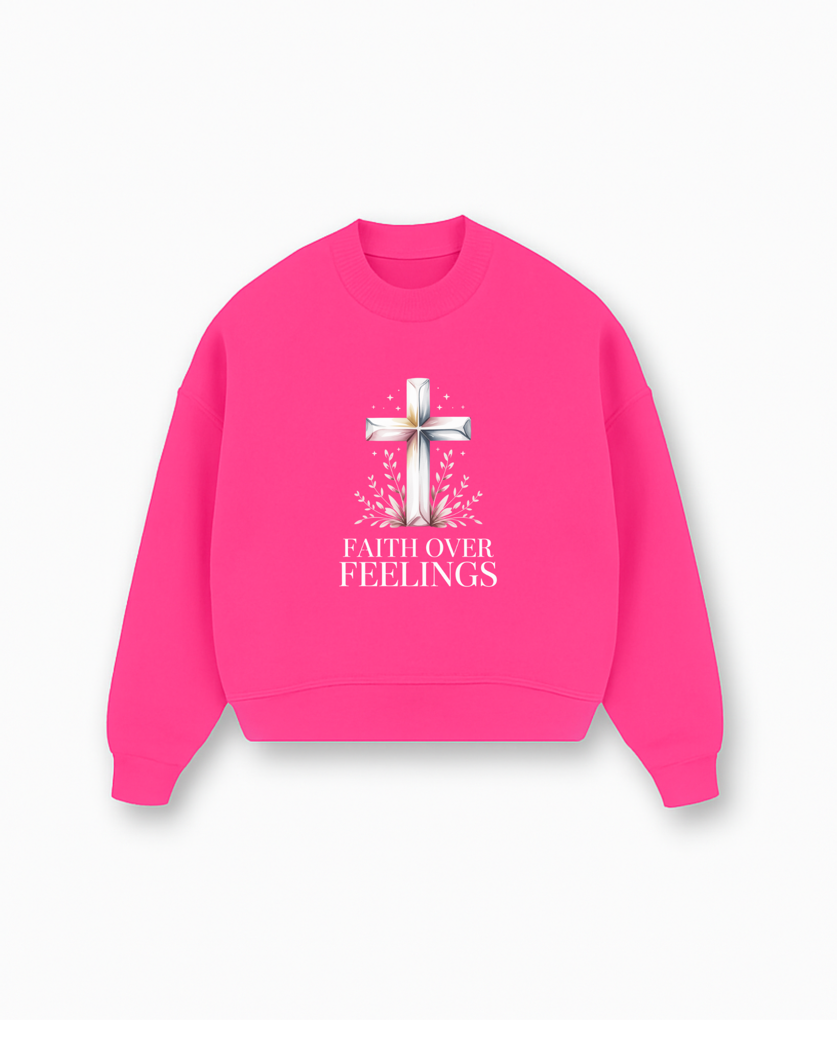 Unshakeable Christian Sweatshirt - Forest Green faith-based sweatshirt featuring strength theme - Premium Christian apparel