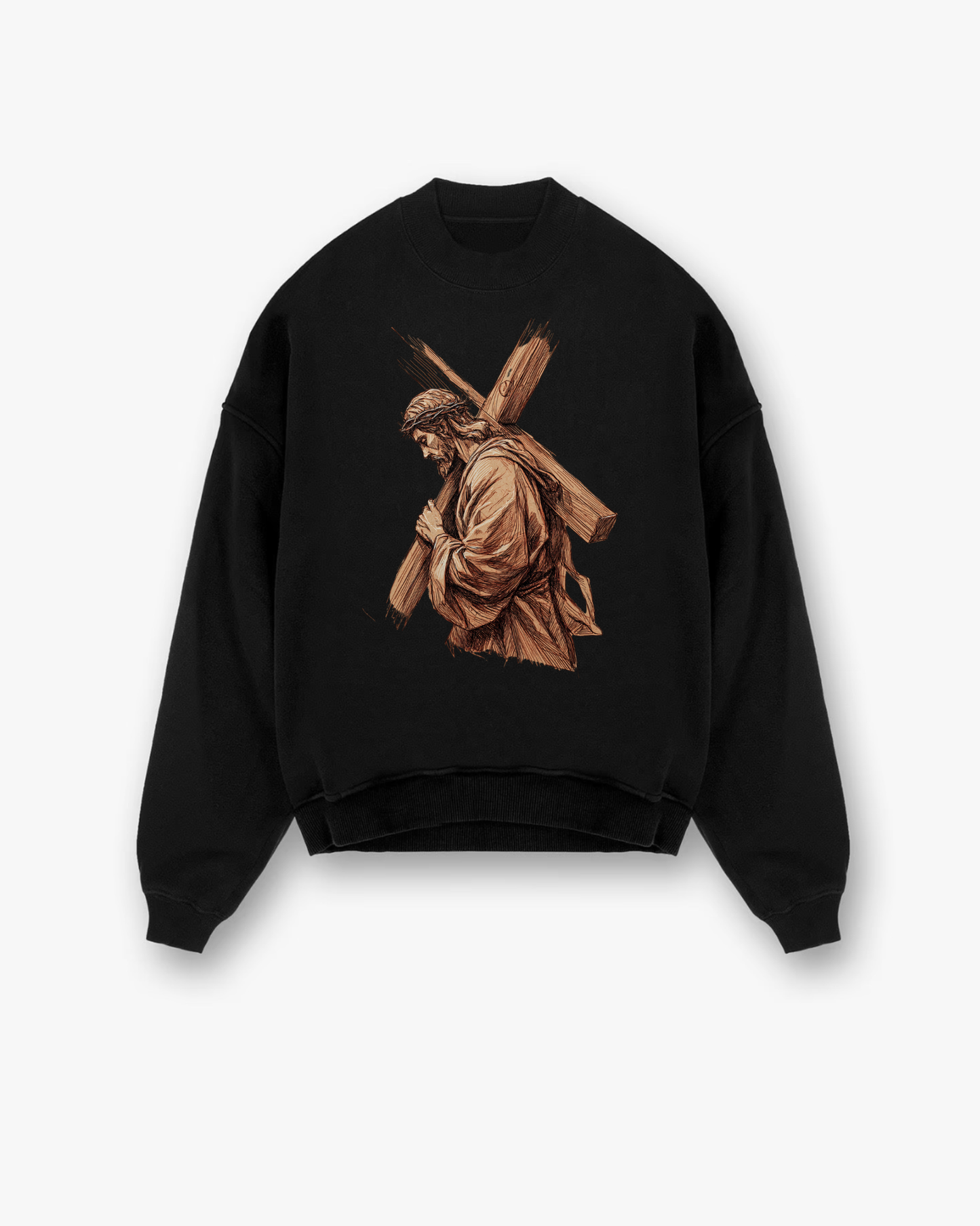 Amen Christian Sweatshirt - Maroon faith-based sweatshirt featuring affirmation design - Premium Christian apparel